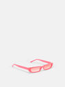 THE ATTICO ''Thea'' neon pink sunglasses NEON PINK/SILVER/ORANGE GRADIENT 234WAS23MET2458