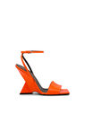 THE ATTICO ''Cheope'' neon orange sandal