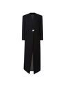 THE ATTICO Black long coat BLACK 246WCC58W051100