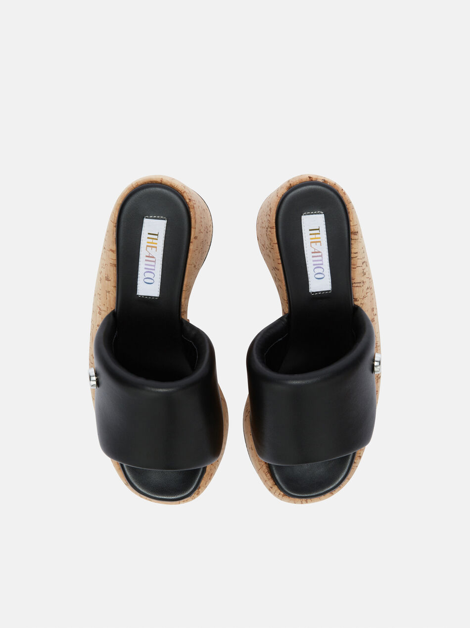 THE ATTICO ''Mochi'' black flatform Black 260WSH00905MIX071AA100