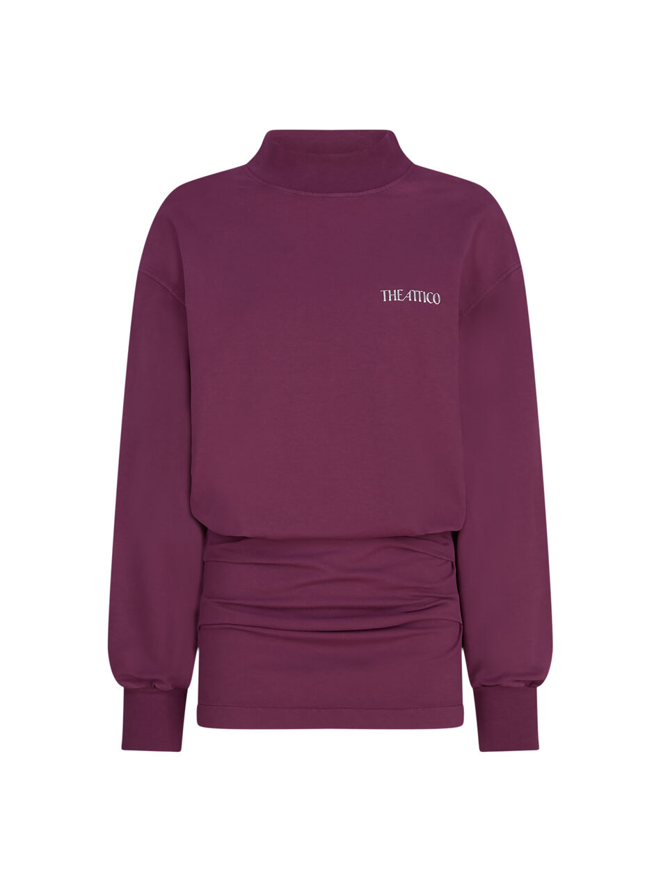 THE ATTICO Burgundy mini dress BURGUNDY 251WCA00393JJF006AA114