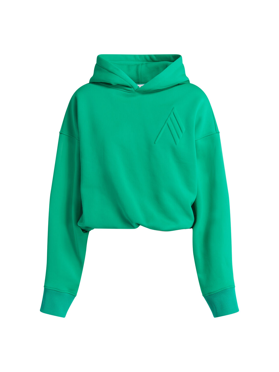 THE ATTICO "Maeve" emerald sweatshirt 4