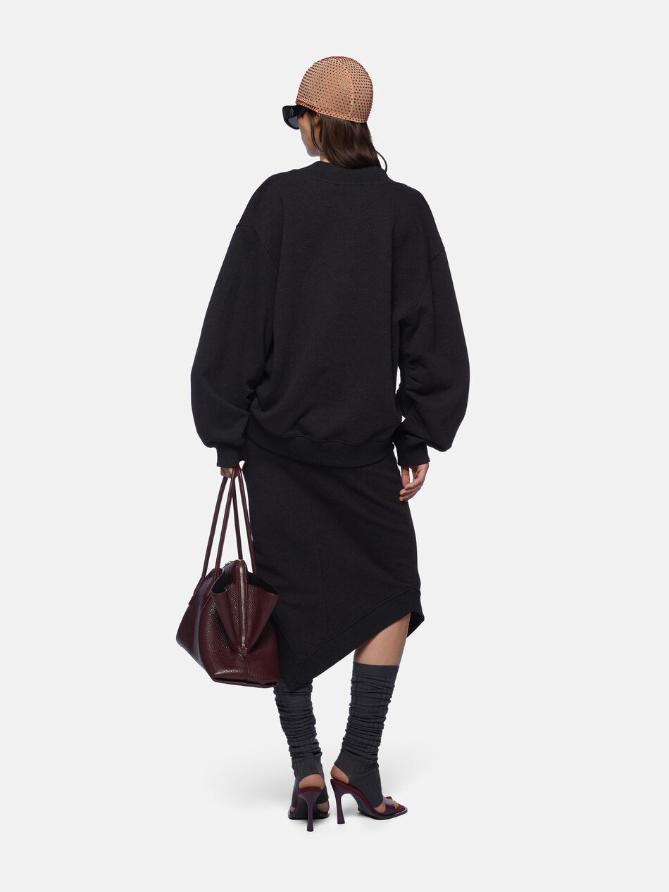 THE ATTICO Black fade and brown sweatshirt Black fade/brown 250WCF00010JJF007AA877