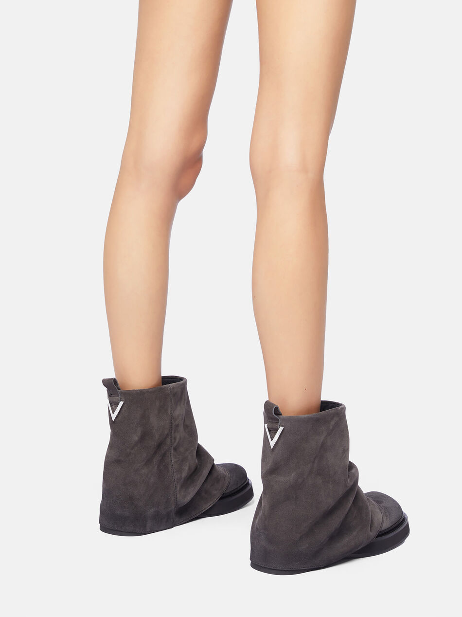 THE ATTICO ''Mini Robin'' dark grey combat boot Dark grey 248WS832L108233