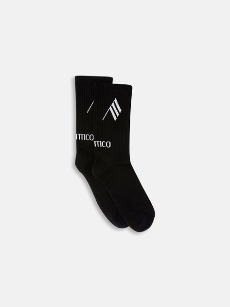 THE ATTICO Black and white socks Black/white 260WAK00021CCC101AA414