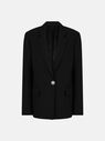 THE ATTICO ''Bianca'' black blazer  228WCG25E057100