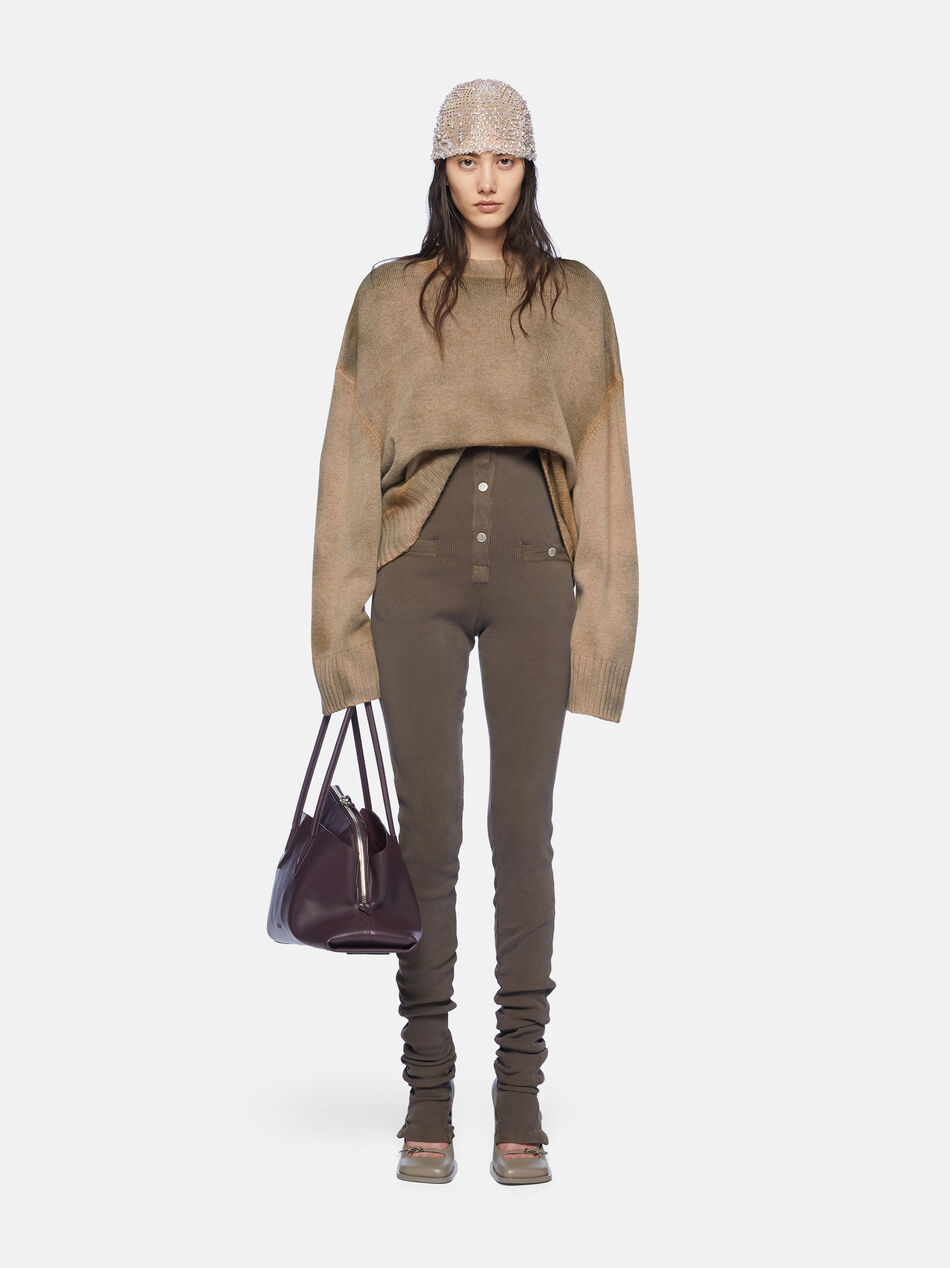 THE ATTICO Camel sweatshirt CAMEL 250WCK00107KWS002SS046