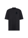 THE ATTICO ''Kilie'' black t-shirt  231WCT173J024100