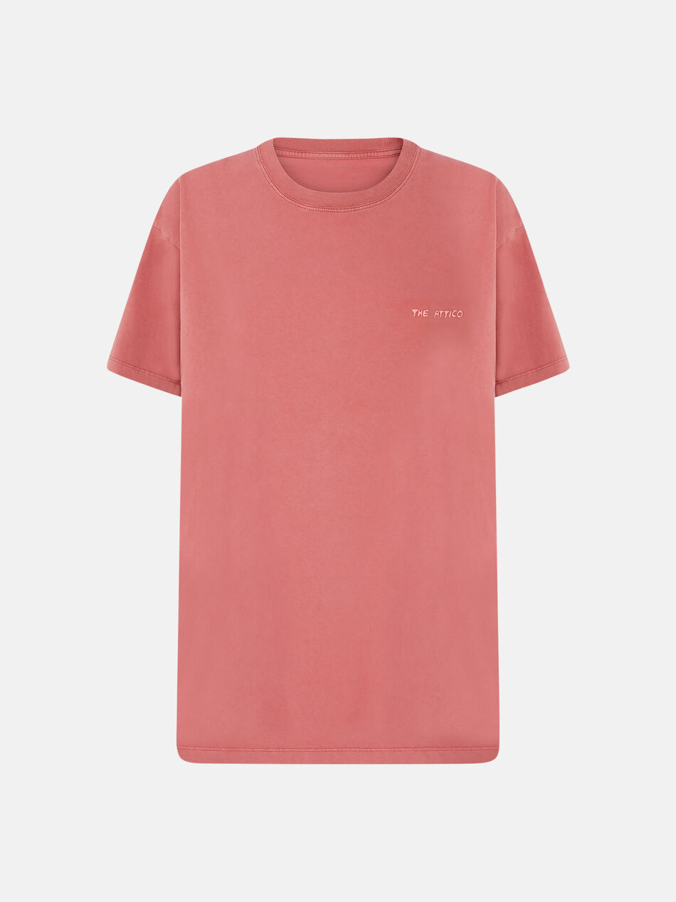 THE ATTICO Faded terracotta t-shirt Faded terracotta 250WCT00353JJJ058AA878