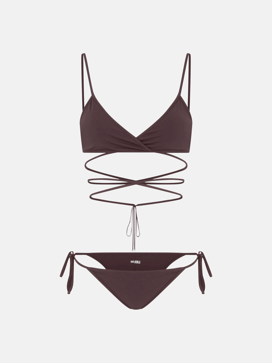 THE ATTICO Dark brown bikini DARK BROWN 260WBC00009PAA113AA204