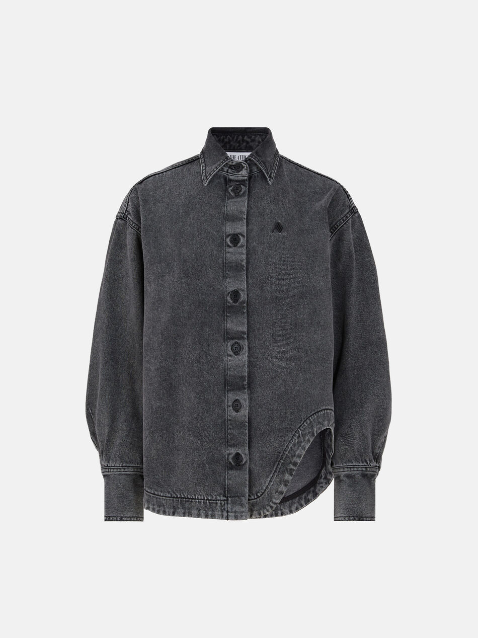 THE ATTICO "Eliza'' black shirt BLACK 250WCB00074DDD104AA100