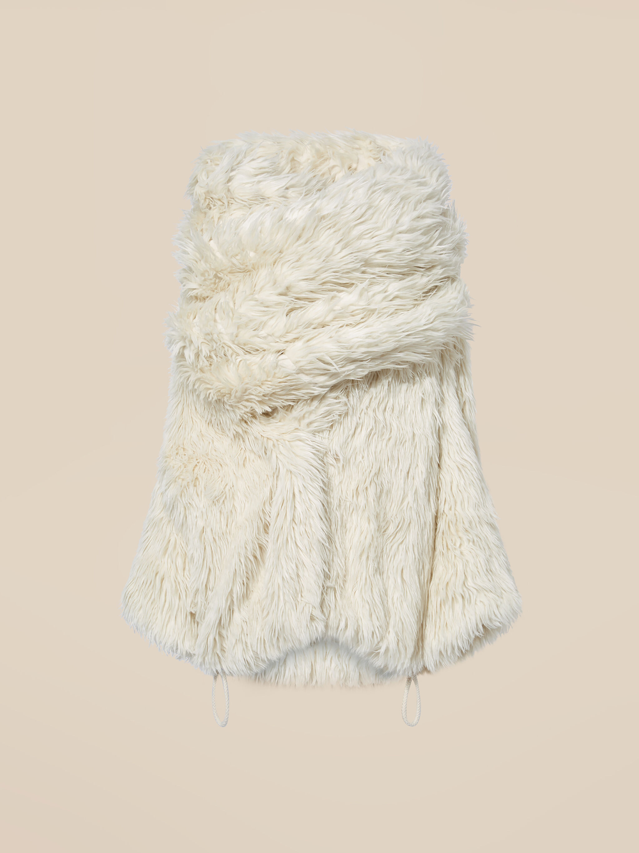 White short fur coat for Women | THE ATTICO®
