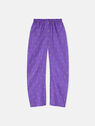 THE ATTICO Purple and light green long pants Purple/light green 236WCP134C069R502