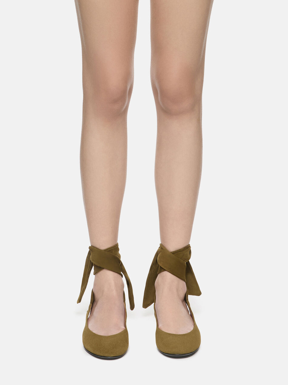 THE ATTICO ''Cloe'' military green ballerina Military green 251WSH00793LBT007AA828