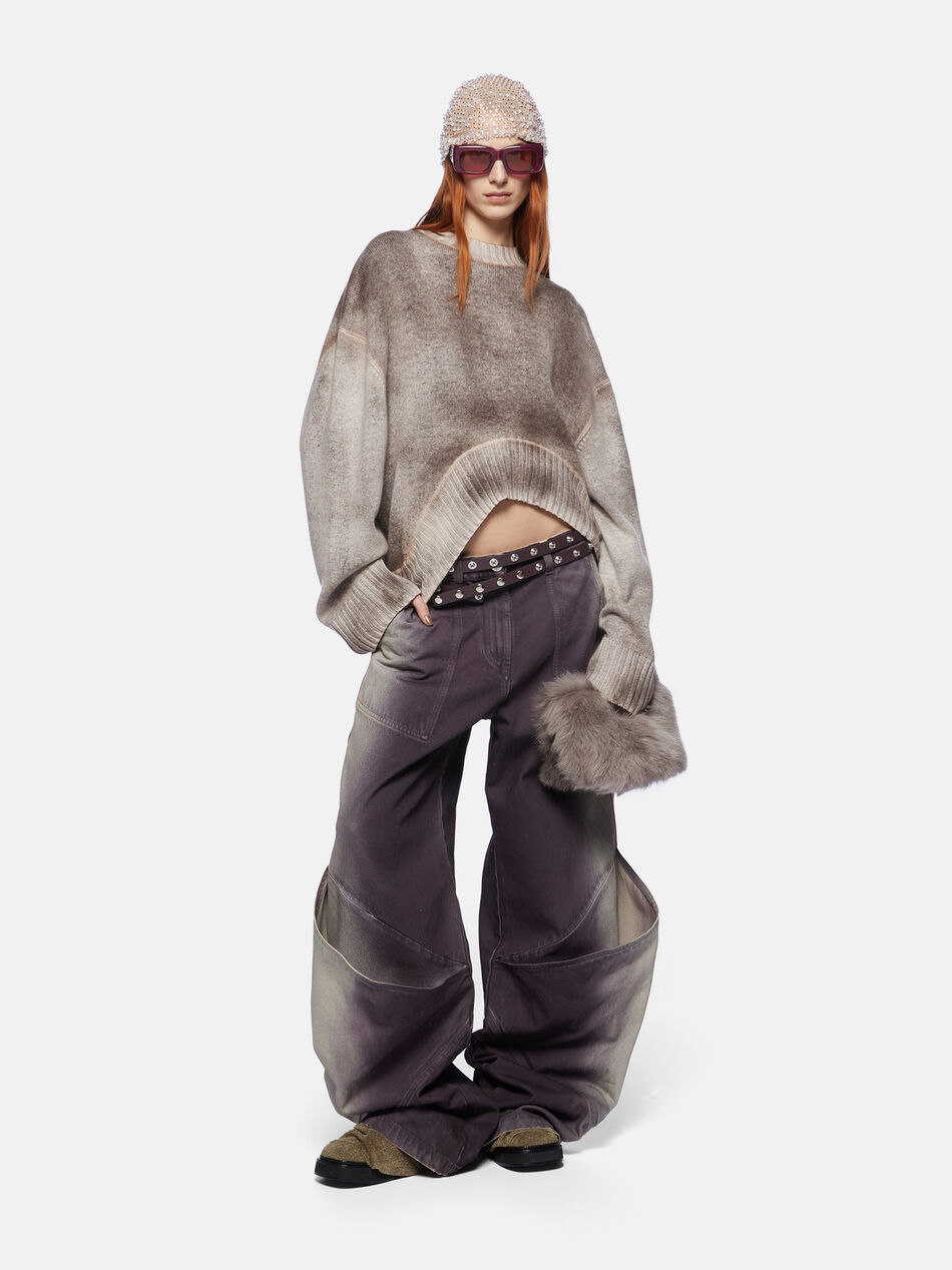 THE ATTICO Taupe sweatshirt taupe 250WCK00107KWS002SS215