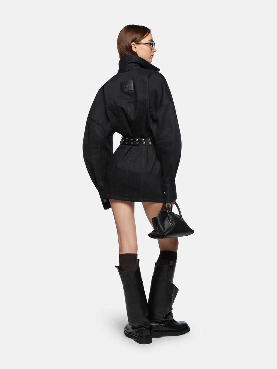 THE ATTICO Black mini dress Black 260WCA00482DDS002AA100