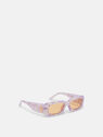 THE ATTICO ''Mini Marfa'' purple sunglasses