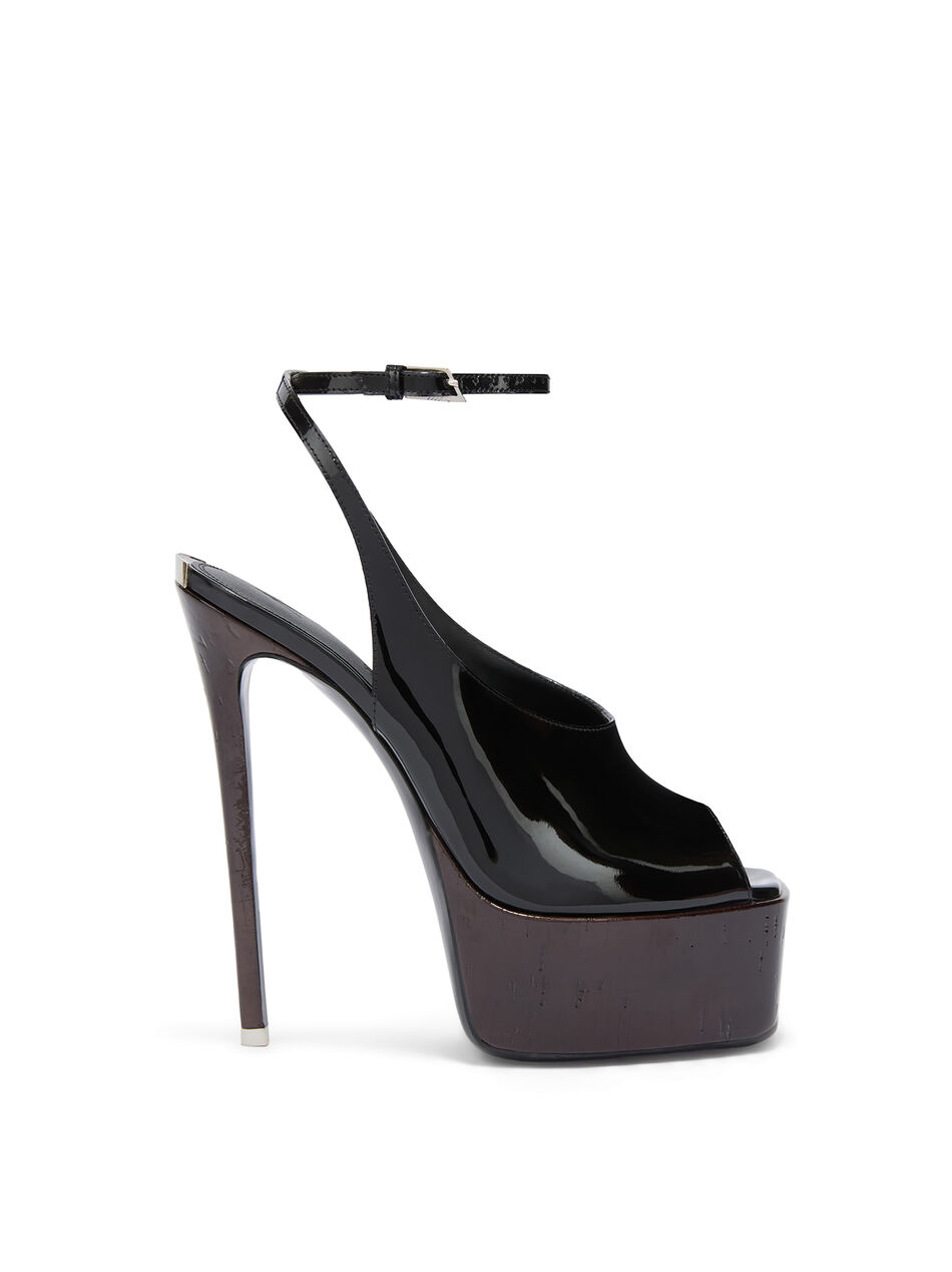 THE ATTICO ''Ornella'' black and brown sandal Black 260WSH00911LBT002AA100