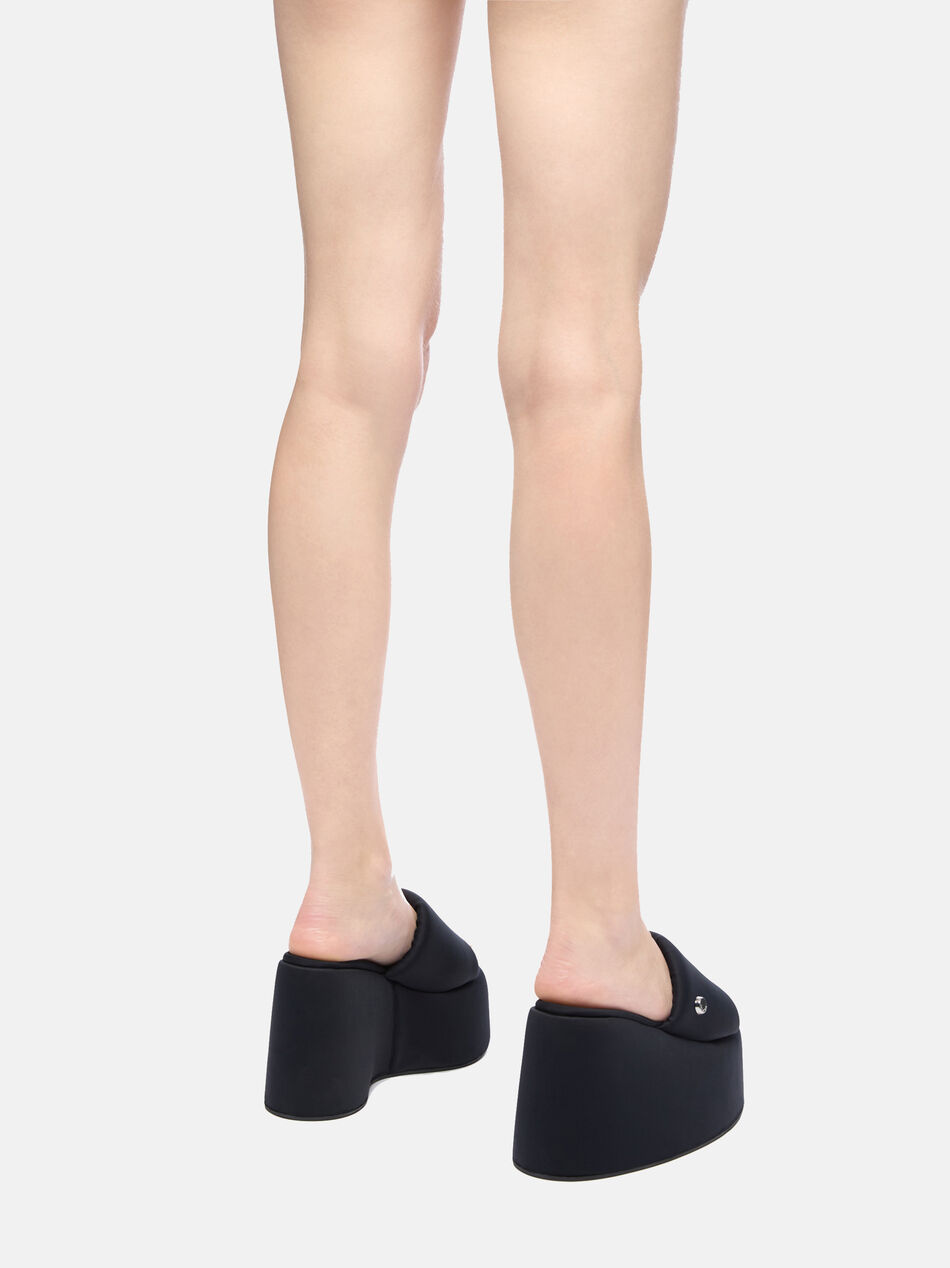 THE ATTICO "Mochi" black flatform Black 260WSH00905PAA113AA100