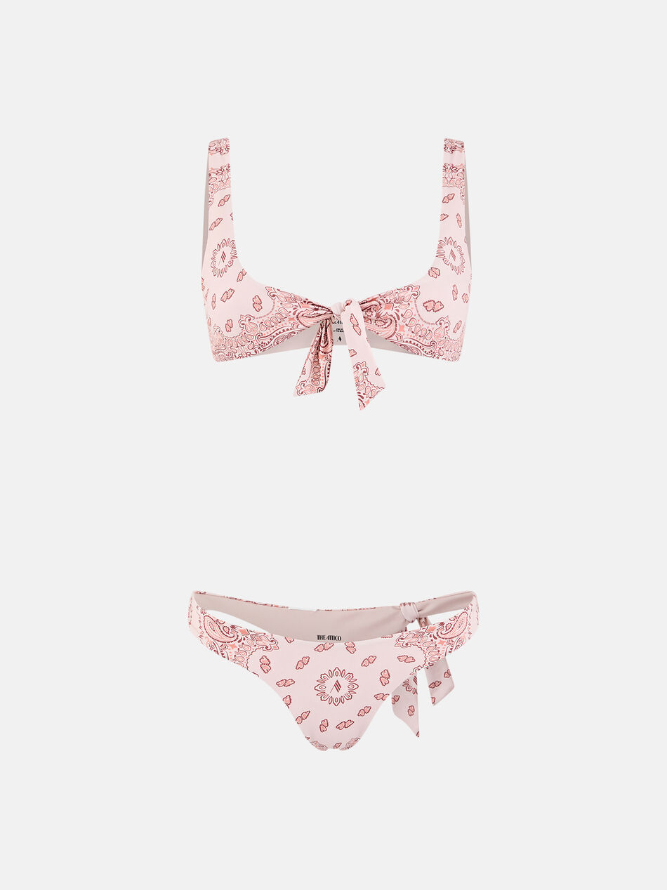 THE ATTICO Beige, pale pink and light coral bikini Beige/pale pink/light coral 250WBC00011PAA048PR996
