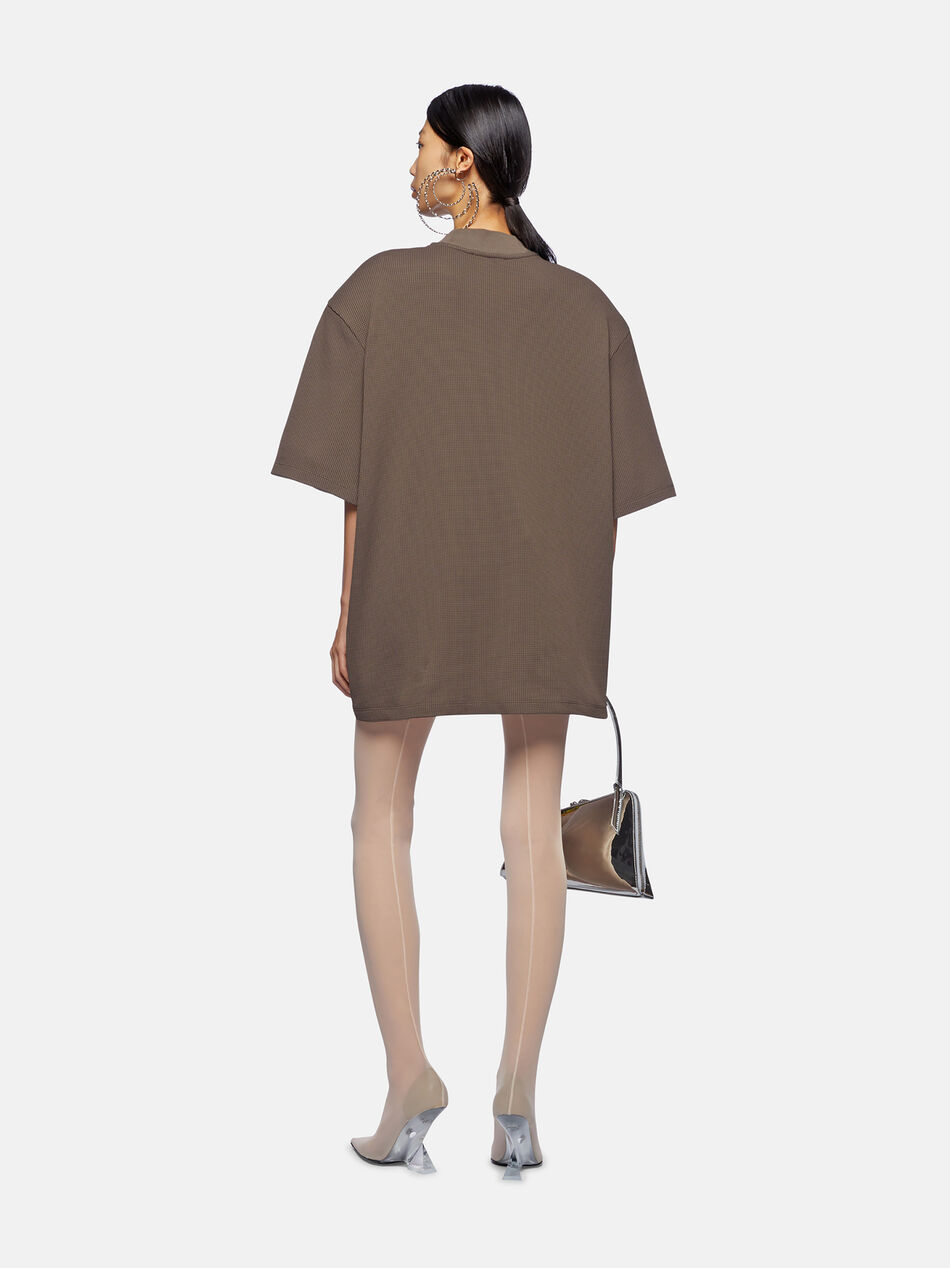 THE ATTICO ''Kilie'' dark brown t-shirt dark brown 247WCT173J049204