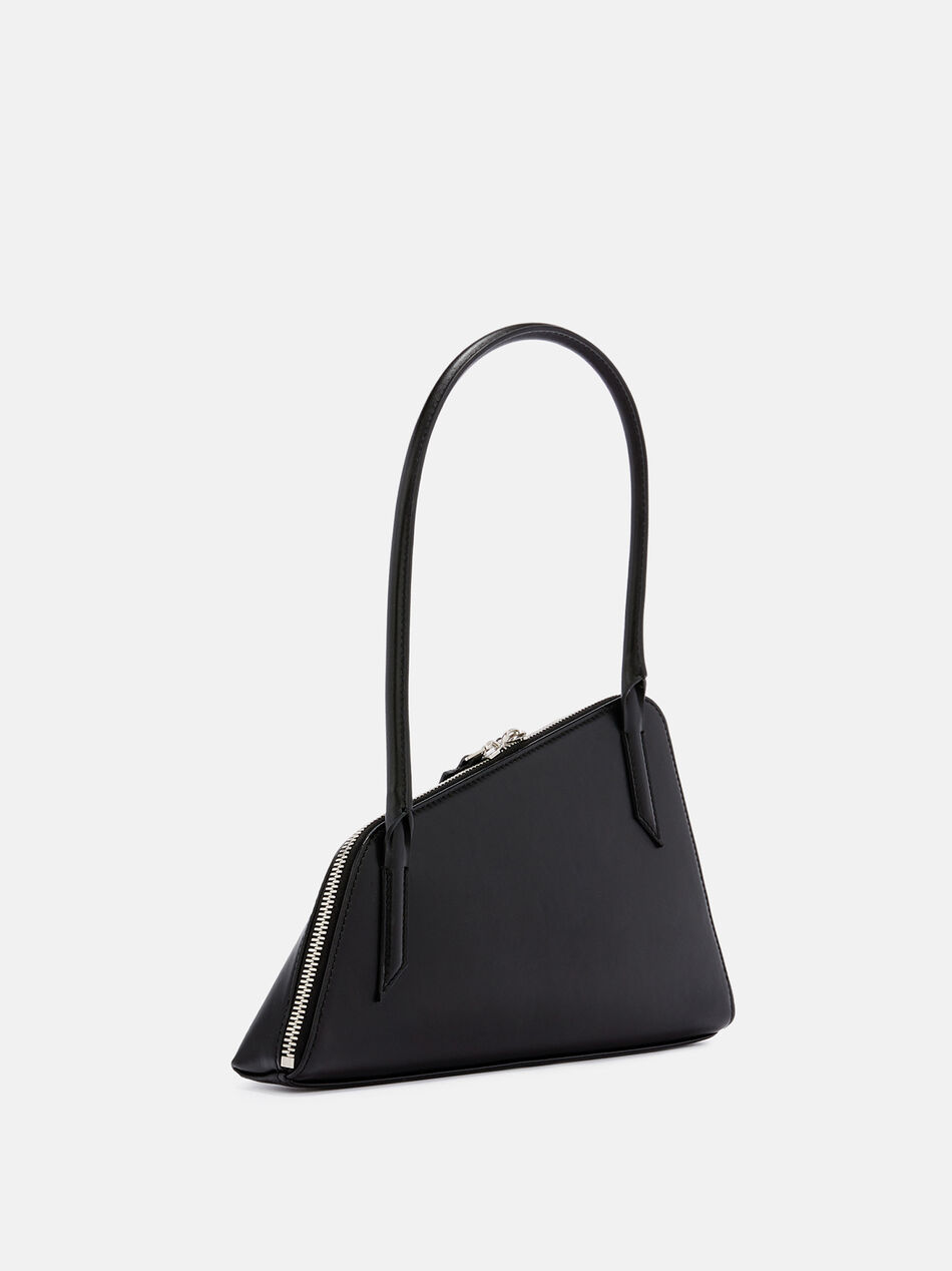 THE ATTICO ''Sunrise'' black shoulder bag BLACK 236WAH42L019100