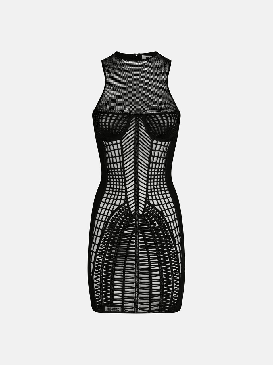 THE ATTICO Black mini dress Black 251WCA00438PAA110RA100