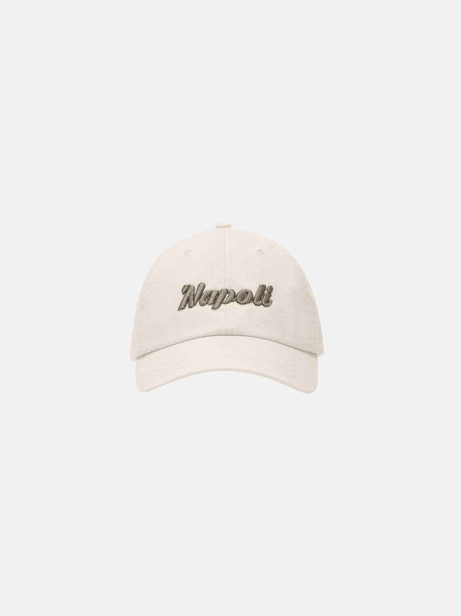 THE ATTICO ''Napoli'' cap off-white and military green WHITE/GREEN SPEWAC36C110467