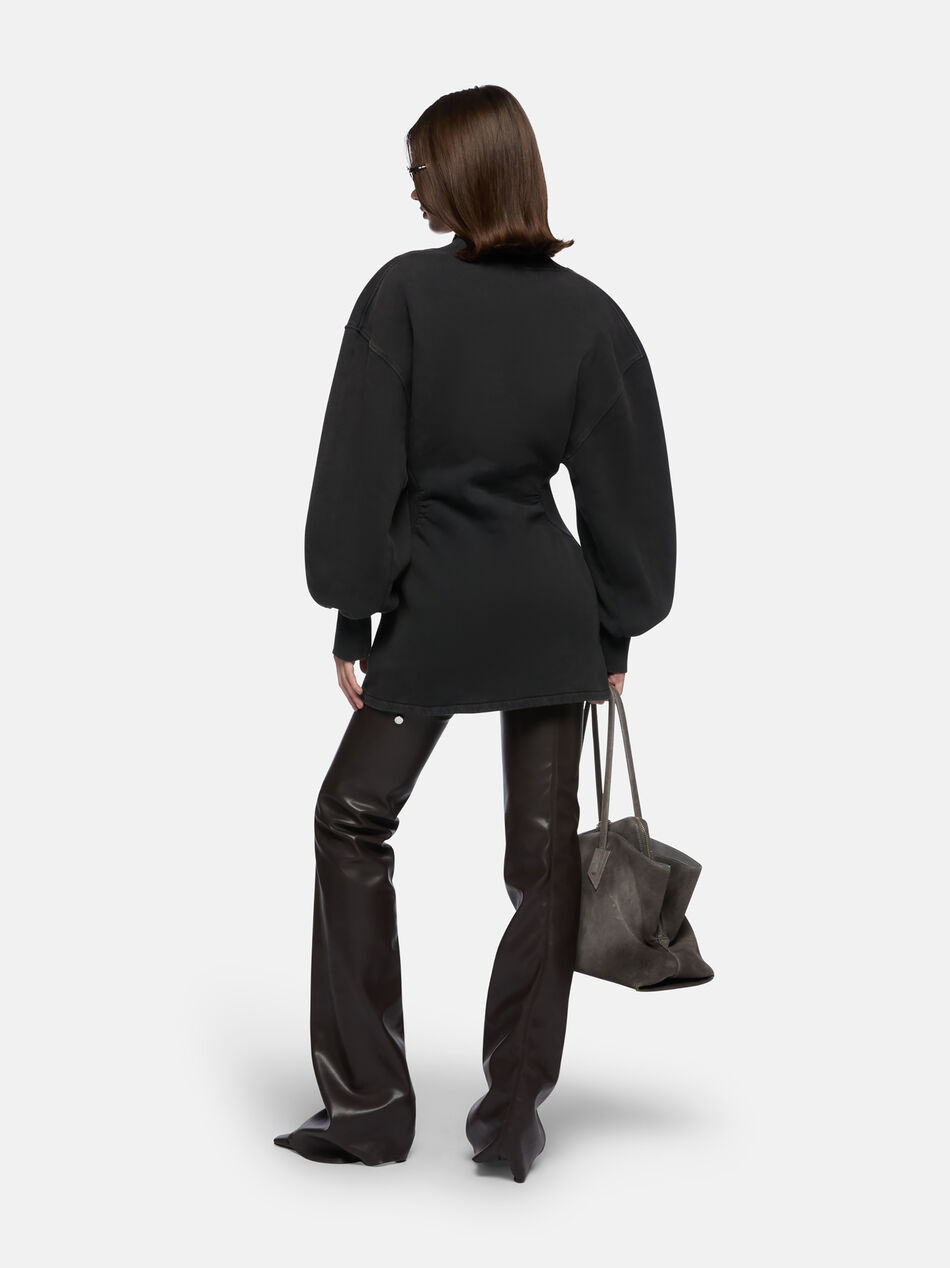 THE ATTICO Faded black mini dress Faded black 251WCA00436JJF003AA615