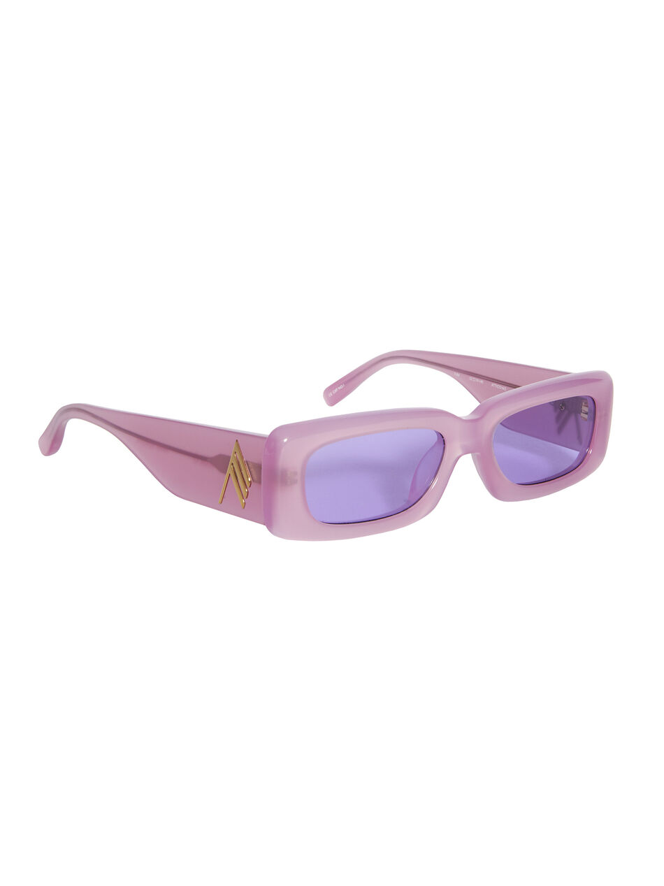 THE ATTICO "Mini Marfa" orchid sunglasses ORCHID HAZE 212WAS11MET2188