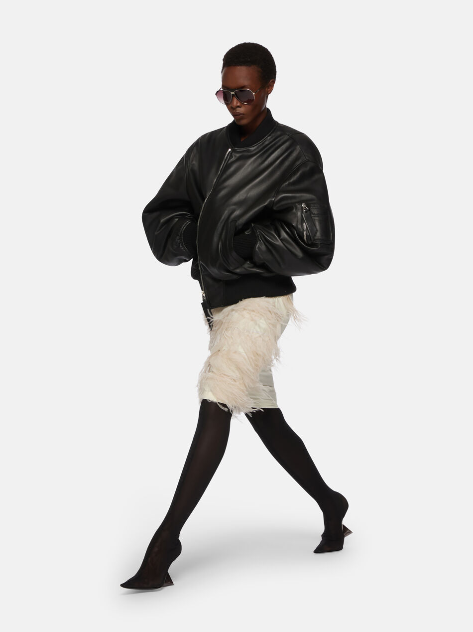 THE ATTICO ''Anja'' black bomber BLACK 231WCB04L054100