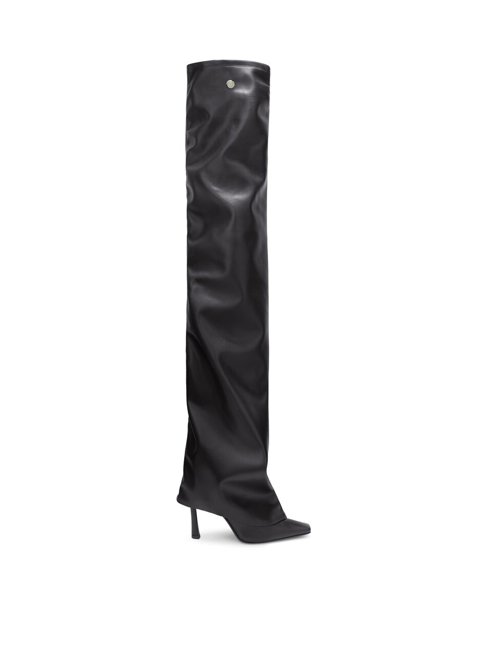THE ATTICO ''Robin OTK'' thigh high black Black 250WSH00872PUR003AA100