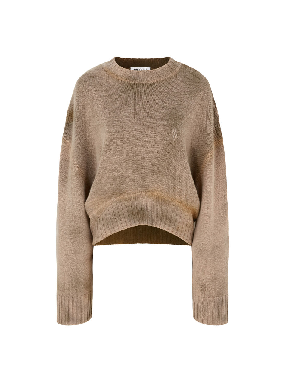 THE ATTICO Camel sweatshirt CAMEL 250WCK00107KWS002SS046