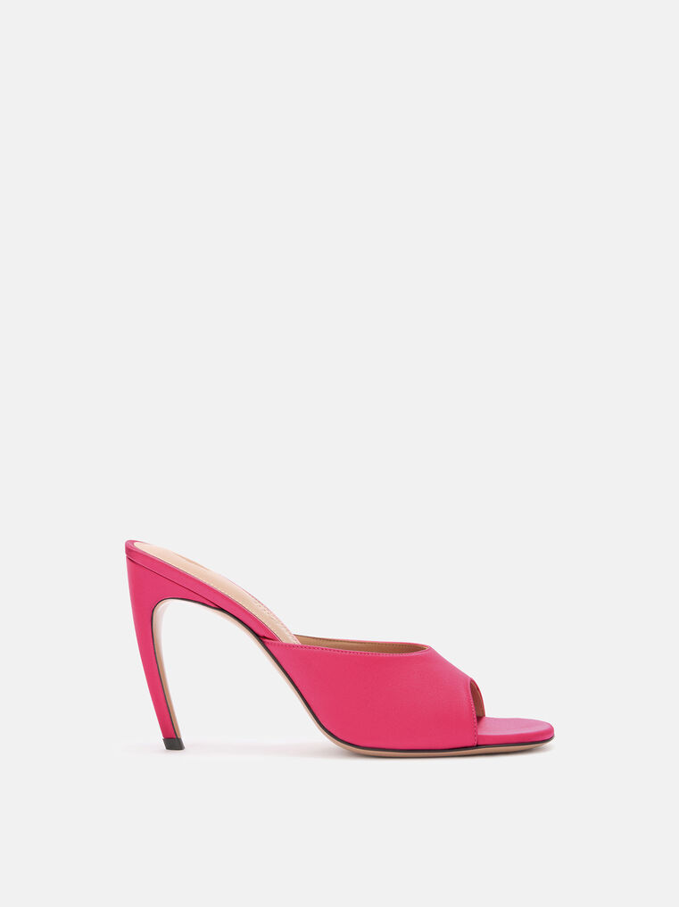 Attico Fuchsia Betta Mules In Pink