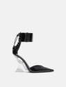 THE ATTICO ''Morgan'' black anklet pump Black 242WS627L081100