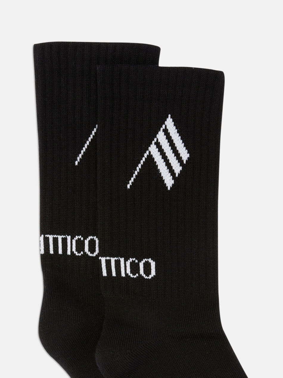 THE ATTICO Black and white socks Black/white 260WAK00021CCC101AA414