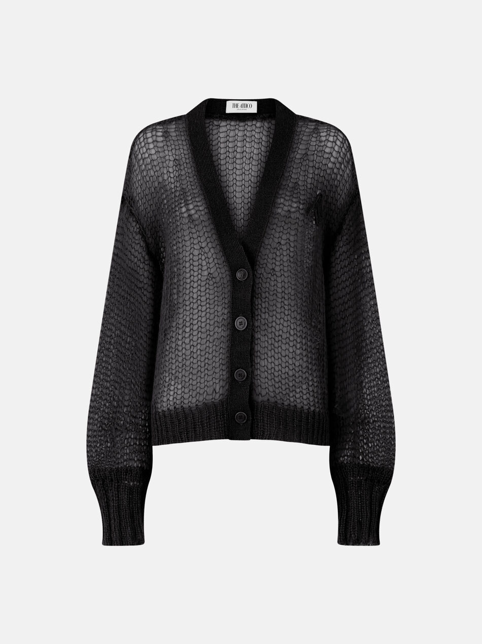 THE ATTICO Black cardigan Black 260WCD00011KMX002AA100