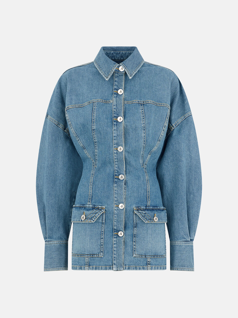 THE ATTICO Sky blue mini dress SKY BLUE 260WCA00482DDS001AA024