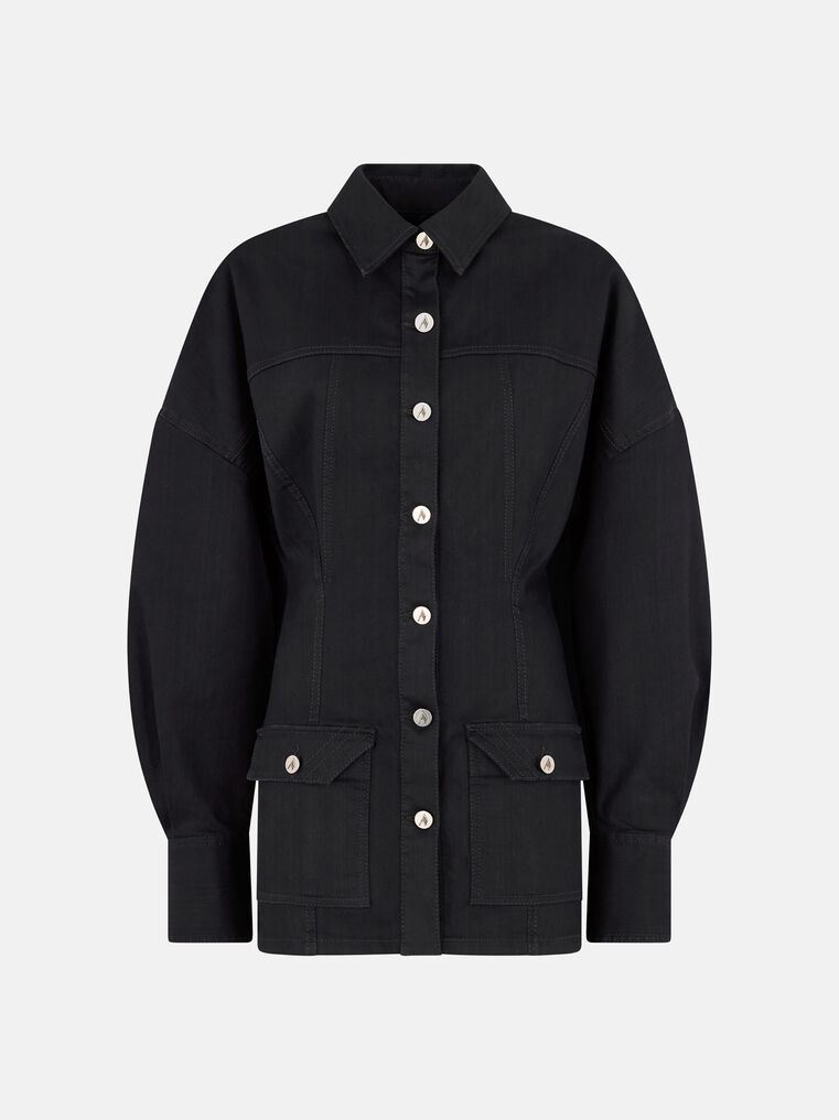 Attico The  Dresses Gend - Black Mini Dress Black Main Material: 57% Cotton 37% Modal 4% Elastomultie