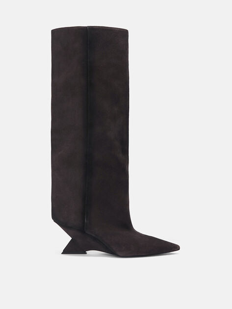 THE ATTICO ''Cheope'' dark grey tube boot Dark grey 247WS842L108233