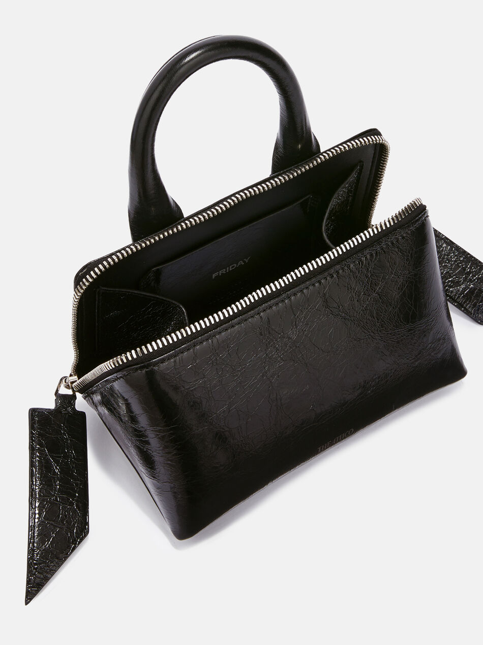 THE ATTICO ''Friday'' black mini bag Black 247WAH00002LBT110AA100