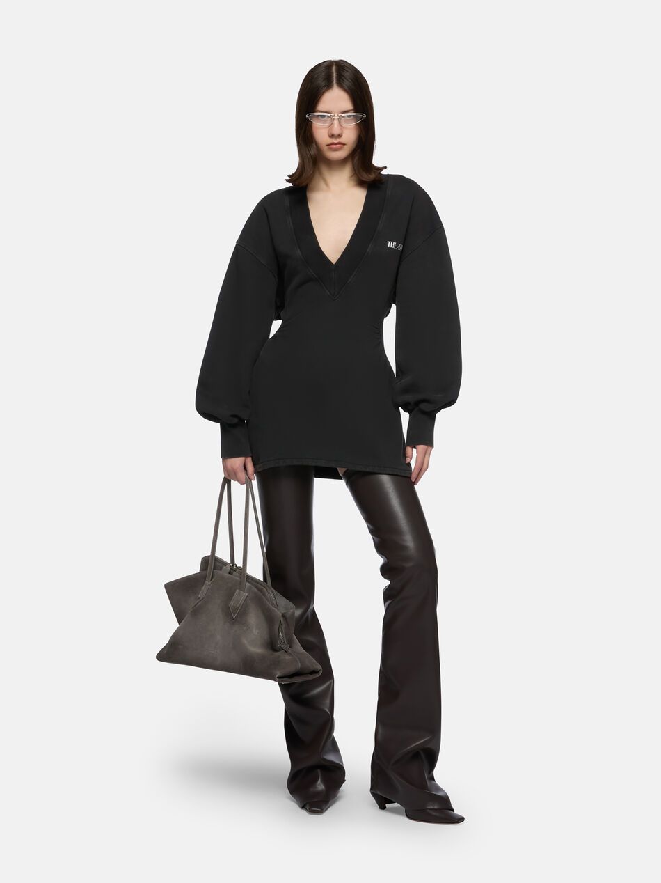 THE ATTICO Faded black mini dress Faded black 251WCA00436JJF003AA615