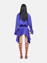 THE ATTICO ''Mischa'' vivid violet mini dress Vivid violet 236WCA201E020493