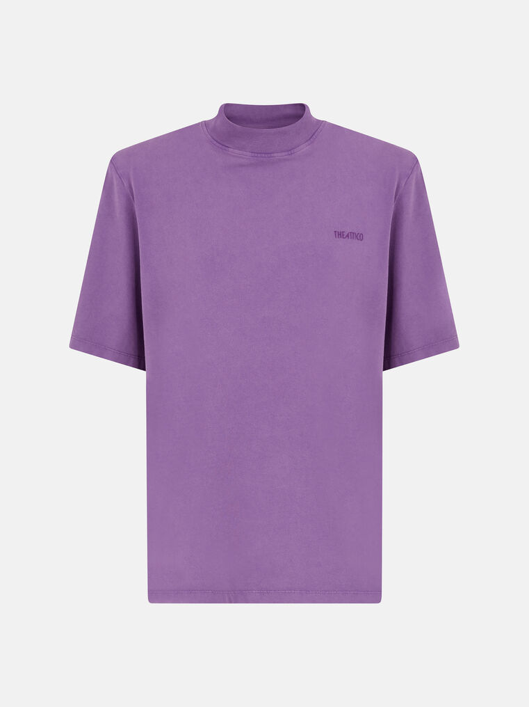 Attico T-shirt Dark Purple
