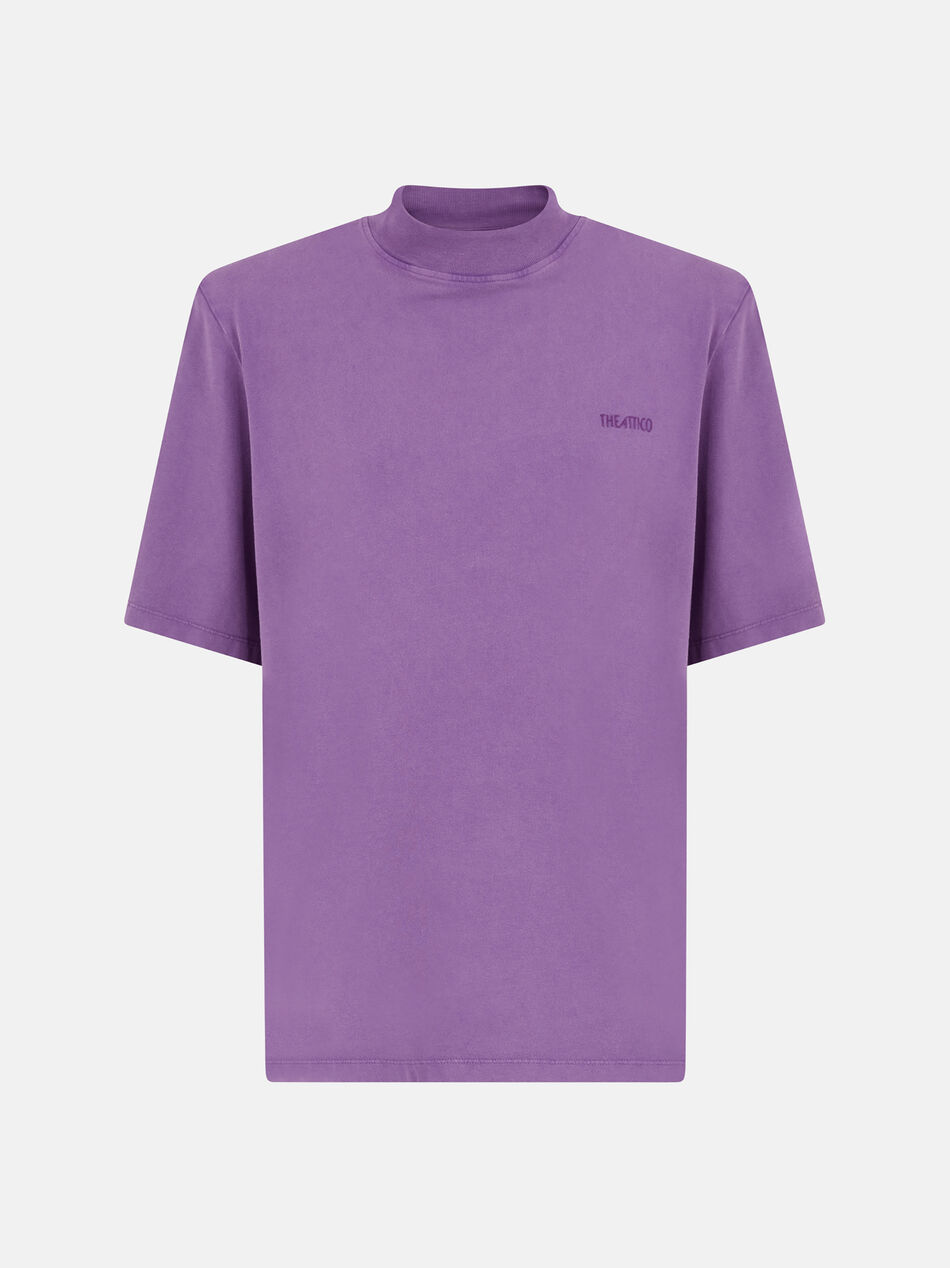 THE ATTICO Dark purple t-shirt Dark purple 260WCT00360JJJ025AA868