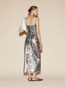 THE ATTICO Silver midi dress SILVER 246WCM143L094002