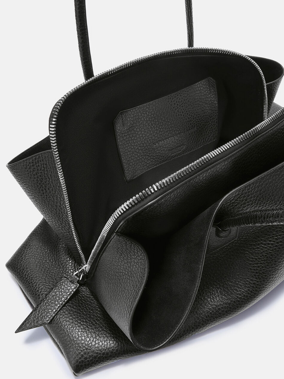 THE ATTICO ''La Passeggiata Large'' black top handle Black 250WAH00057LBT117AA100