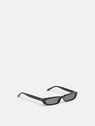 THE ATTICO ''Thea'' black sunglasses BLACK/SILVER/GREY 234WAS23MET2452