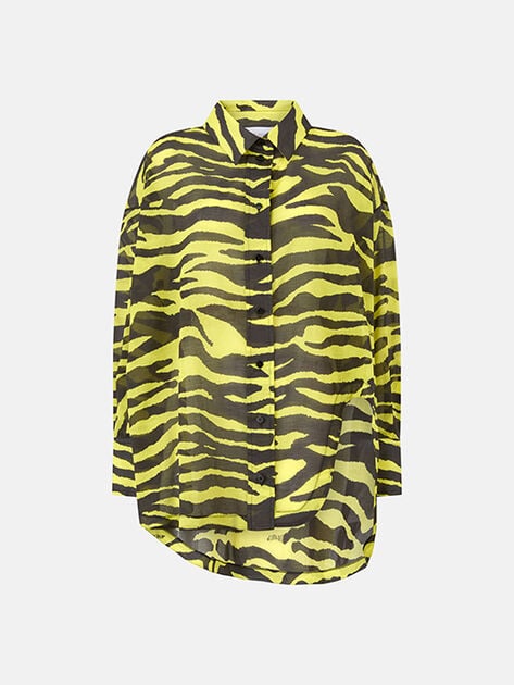 THE ATTICO Black and yellow shirt BLACK/YELLOW 260WCH00015CCC134PR166