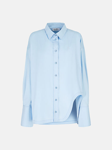 THE ATTICO ''Diana'' dusty blue shirt Dusty blue 236WCH04C069263